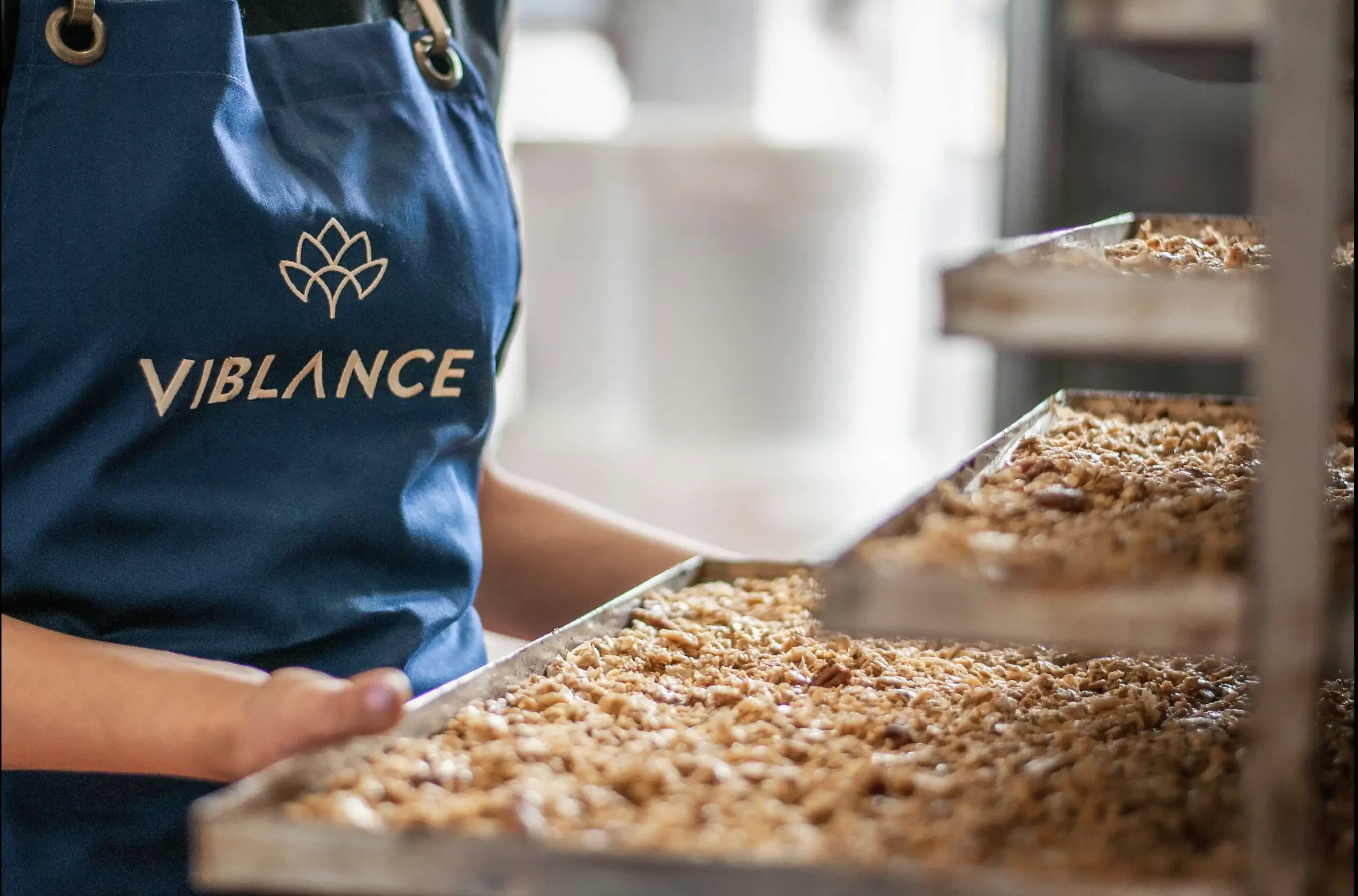 Viblance granola and gluten-free oats