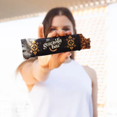 plant based protein granola bar